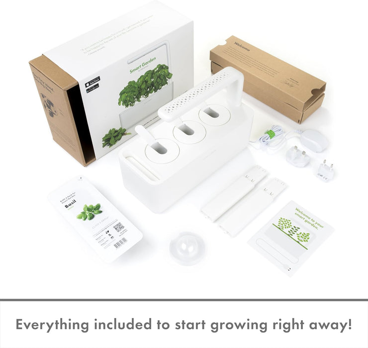 Smart Garden 3 with Italian Herb Kit with Grow Light and 12 Plant Pods