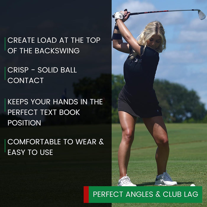 Golf Swing Training Aid with Wrist Hinge | Improves Clubhead Position and More