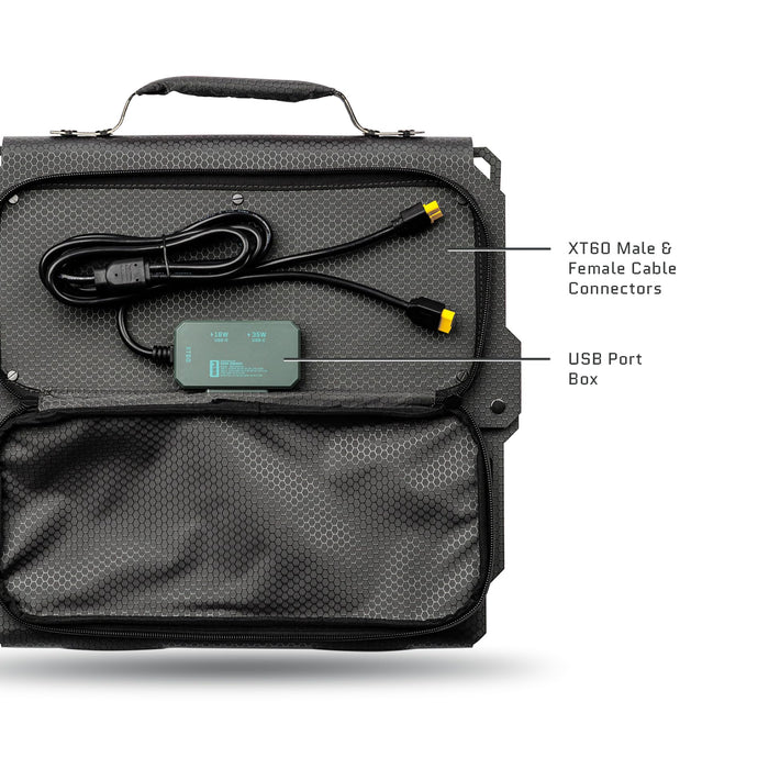 Dark Energy Spectre Folding 56W Solar Panel with USB-C to USB-C Charging