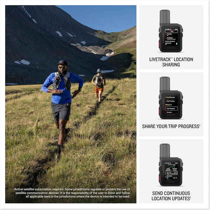 Garmin InReach Mini 3 Compact Global Satellite Communicator with Touchscreen
