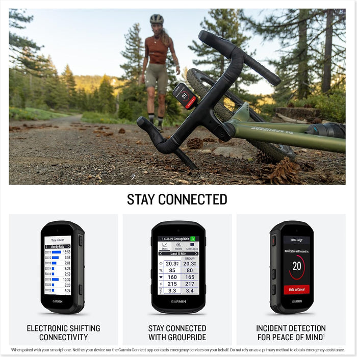 Garmin Edge 850 Compact GPS Cycling Computer with Vivid Color Touchscreen Display