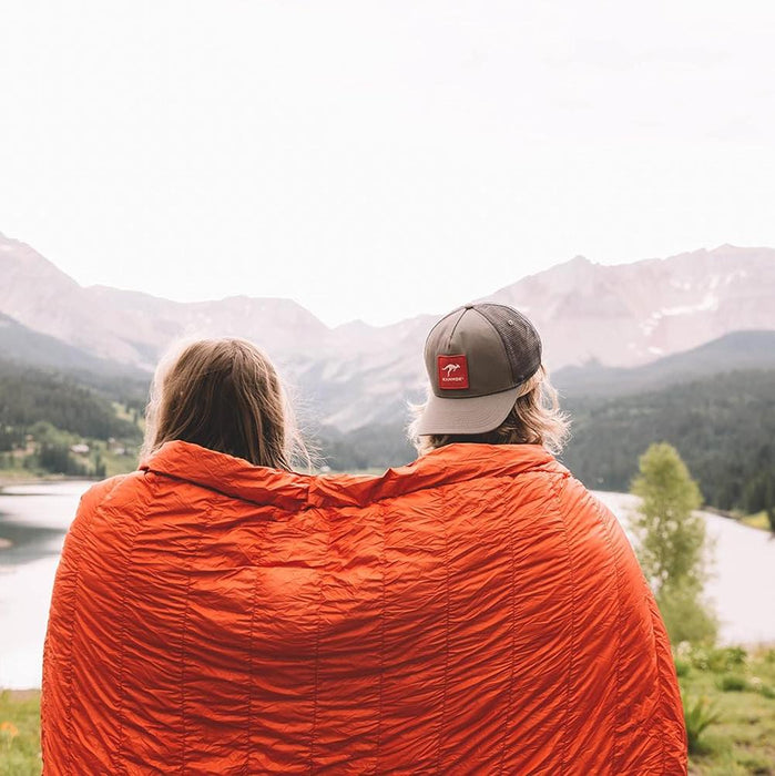 Firebelly 30°F Down Trail Quilt | Convertible and Wearable Blanket