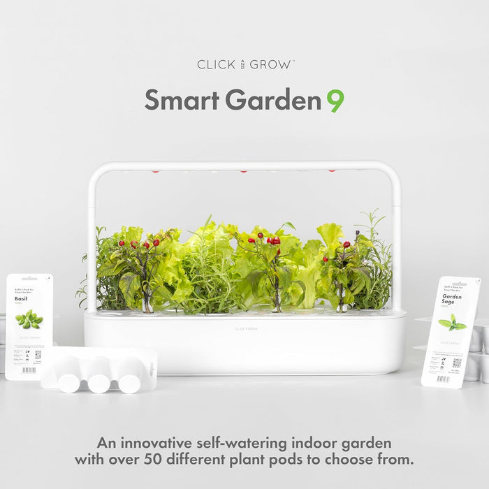 Smart Garden 3 with Vibrant Flower Kit with Grow Light and 12 Plant Pods