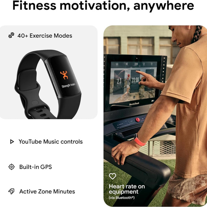 Charge 6 GPS Health and Fitness Tracker with 24/7 Heart Rate Monitoring