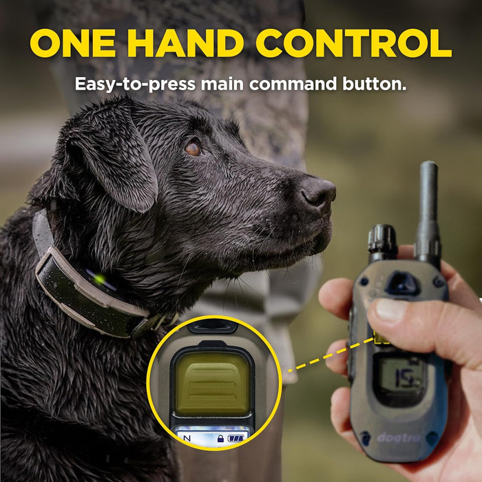 1900X 2-Dog 3/4 Mile Range Dog Training E-Collar with Remote with LED Light