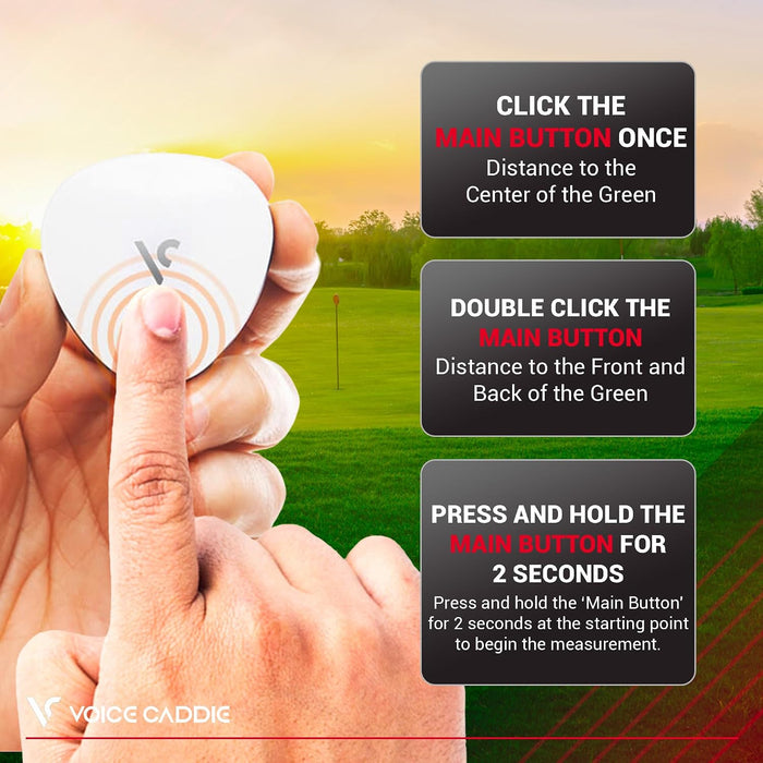 Voice Caddie VC300SE Golf GPS Rangefinder with Advanced Voice Technology