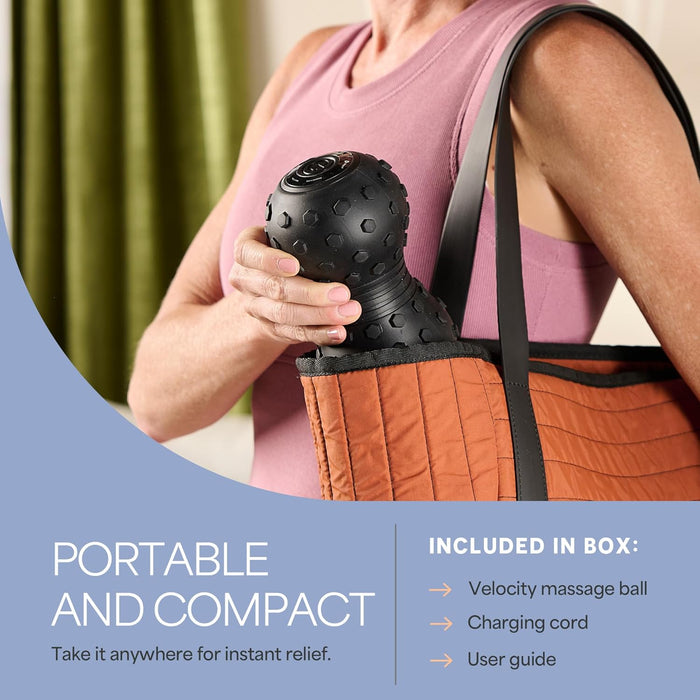 LifePro 4-Speed Velocity Massage Ball for Fitness, Mobility, and Relaxation