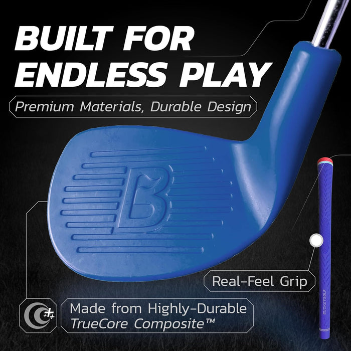 BUCKETGOLF Golf Club - Backyard Outdoor Golf Club with Oversize Club Head for All Ages