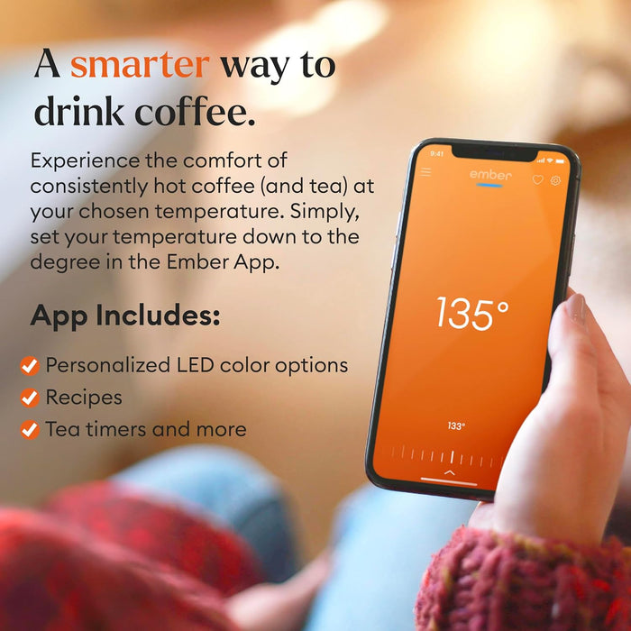 Temperature Control 14 Ounce Smart Mug 2 | Control with the Ember App