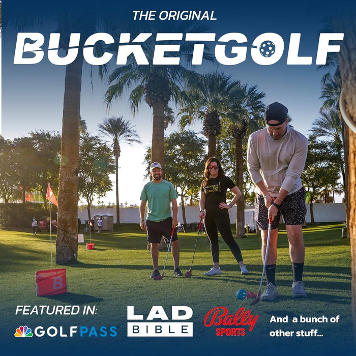 BUCKETGOLF 6 Hole Bundle Set - Ultimate Backyard Golf Game for All Ages