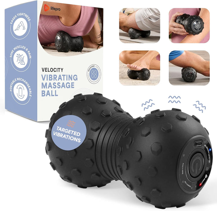 LifePro 4-Speed Velocity Massage Ball for Fitness, Mobility, and Relaxation