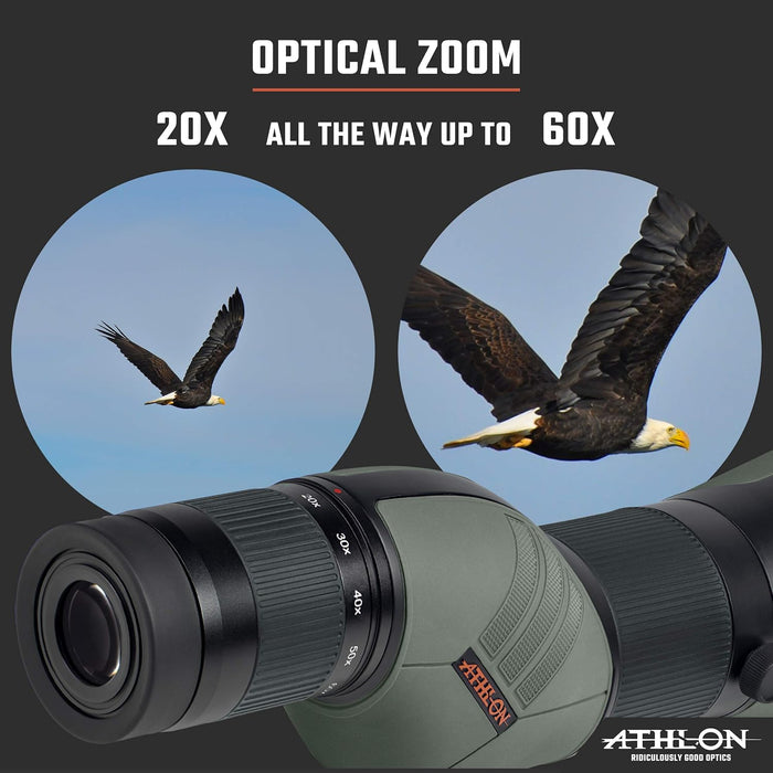 Ares G2 UHD 20-60x85mm Spotting Scope | Great for Hunting and Bird Watching