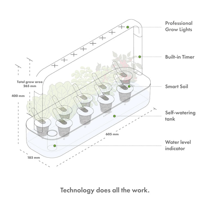 Smart Garden 9 Indoor Gardening System with Grow Light and 9 Plant Pods