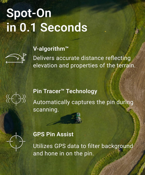 Voice Caddie SL3 True Hybrid GPS and Laser Rangefinder with Dual Color OLED Display
