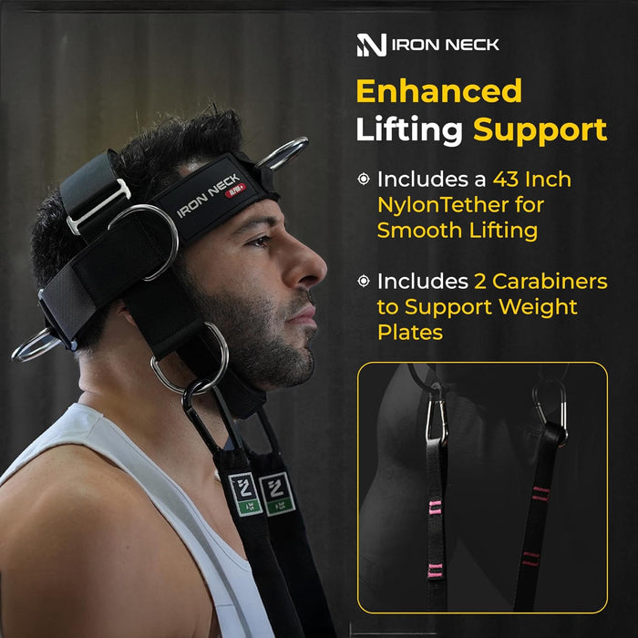 Iron Neck RAFA Versatile Neck Strengthener and Trainer with Adjustable Head and Chin Straps