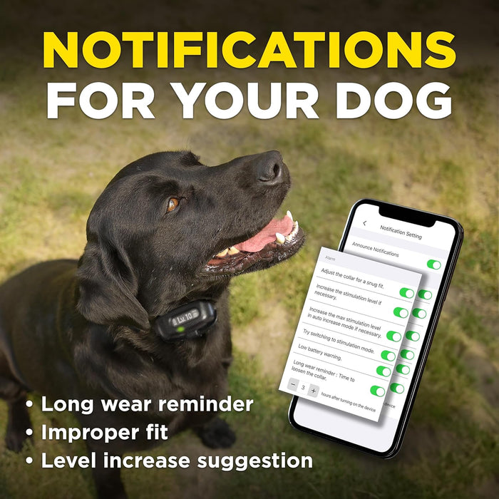 Smart NOBARK E-Collar with Triple Detection System | Monitor and Control with the App