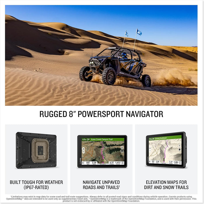 Garmin Tread 2 Rugged Powersport Touchscreen Navigator for Off-Roading