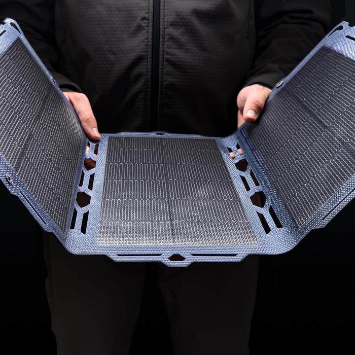 Dark Energy Spectre Folding 18W Solar Panel | Charges USB-C and USB-A Devices