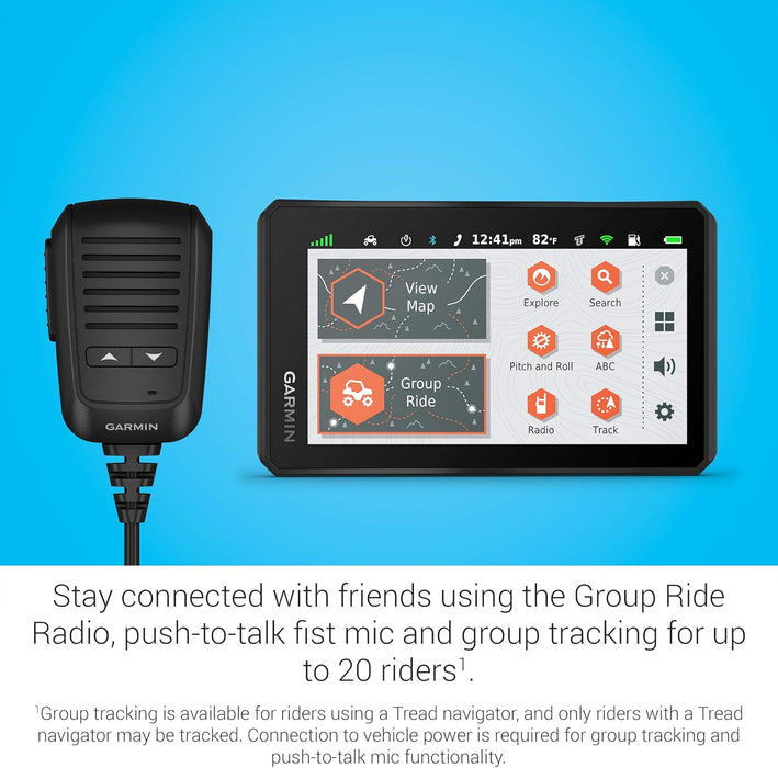 Tread Powersport 5.5" Off-Road Navigator with Group Ride Radio