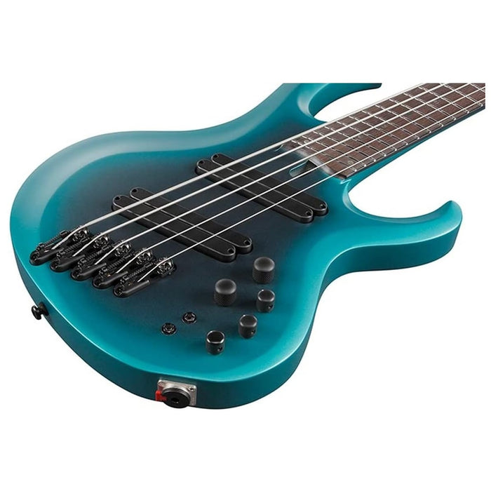 BTB605MS 5-String Multiscale Bass Guitar, Right, Cerulean Aura Burst Matte