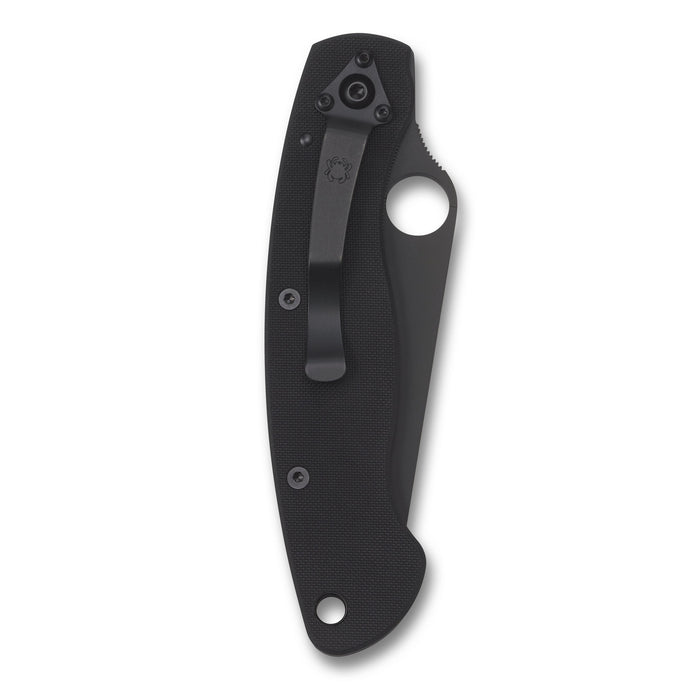 Spyderco Military Model Folding Pocket Knife with 4" CPM S30V Black Steel Blade