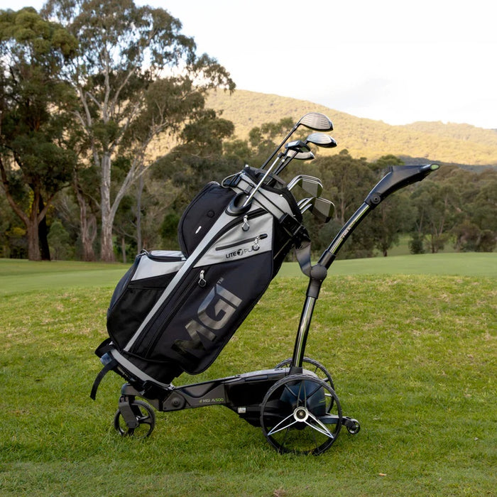 Ai 500 Electric Assisted GPS Golf Push Cart with 40,000 Preloaded Courses