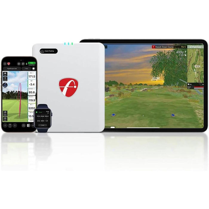 FlightScope Mevo Gen2 Golf Launch Monitor and Simulator with Pro Package and Face Impact