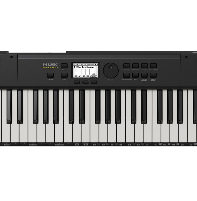 NEK-100 61 Keys Digital Keyboard with Touch Response and Bluetooth