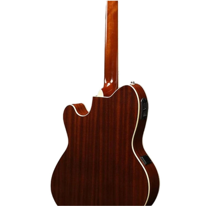 Talman TCM50 6-String Acoustic Electric Guitar with On-Board Tuner, Right-Handed