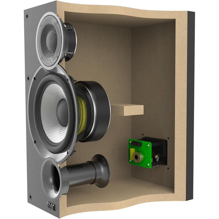 Debut 2.0 5.25" Bookshelf Speakers with MDF Cabinets for Home Theater Systems