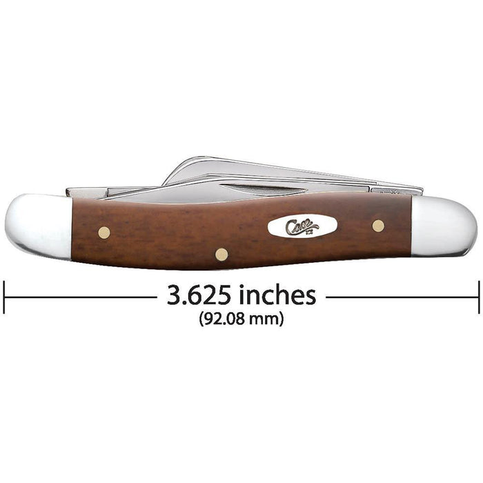 Smooth Chestnut Bone Medium Stockman Folding Pocket Knife with Tru-Sharp Steel