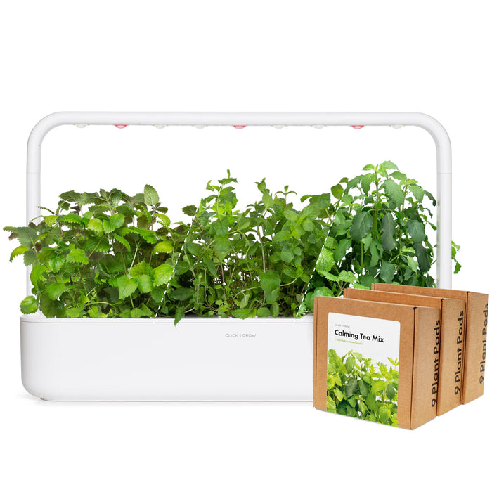 Smart Garden 9 with Herbal Tea Gardening Kit with Grow Light and 36 Plant Pods