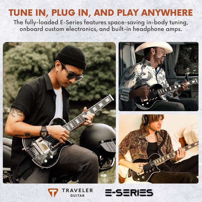 Traveler Guitar EG-1 Custom Electric Guitar, Right-Handed, Gloss Black