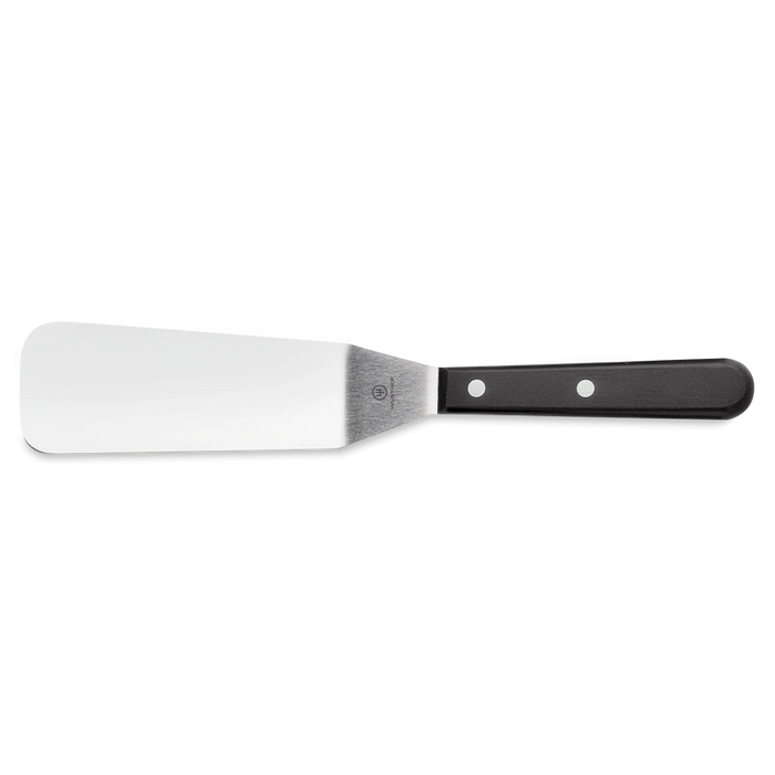 Wusthof Gourmet 4.5" Stainless Steel Offset Spatula with Black Handle