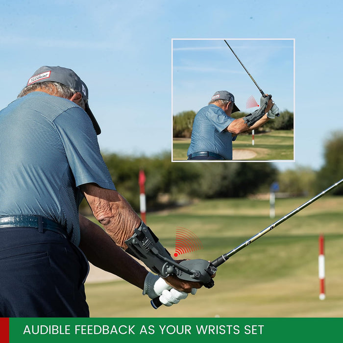 Golf Swing Training Aid with Wrist Hinge | Improves Clubhead Position and More