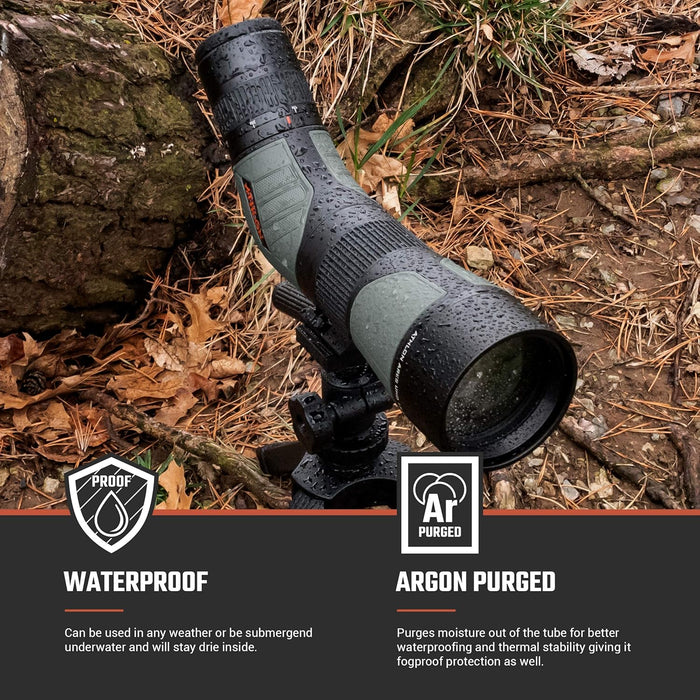 Athlon Optics Ares G2 UHD 15-45-65 Weatherproof Spotting Scopes with Razor Sharp Images