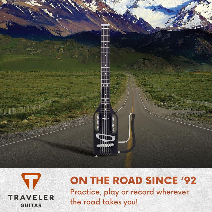 Traveler Guitar Ultra-Light 6-String Solid Body Electric Travel Guitar