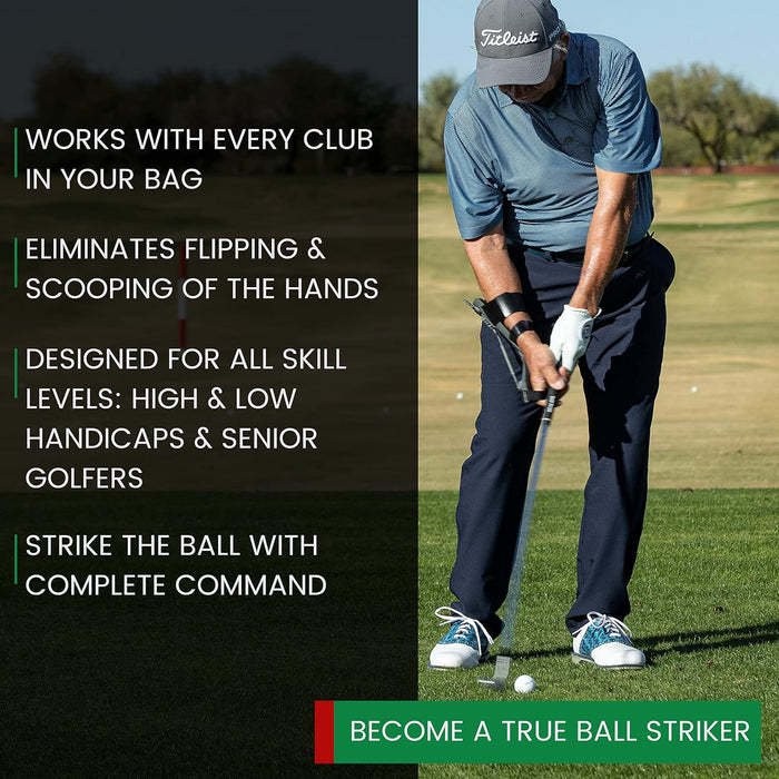 Golf Swing Training Aid with Wrist Hinge | Improves Clubhead Position and More