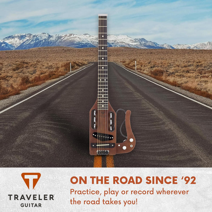 Traveler Guitar Pro Series Electric Travel Guitar with Hybrid Pickup System