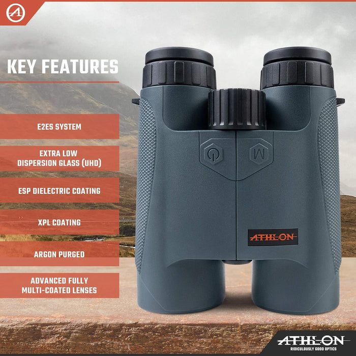 Cronus UHD 10x50 Laser Rangefinder Binocular with Exceptional Clarity & Details