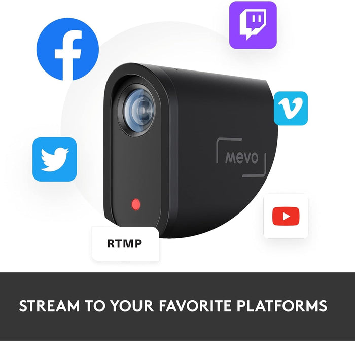 Mevo Start All In One Camera | Stream Anywhere with Wi-Fi or LTE | App Control