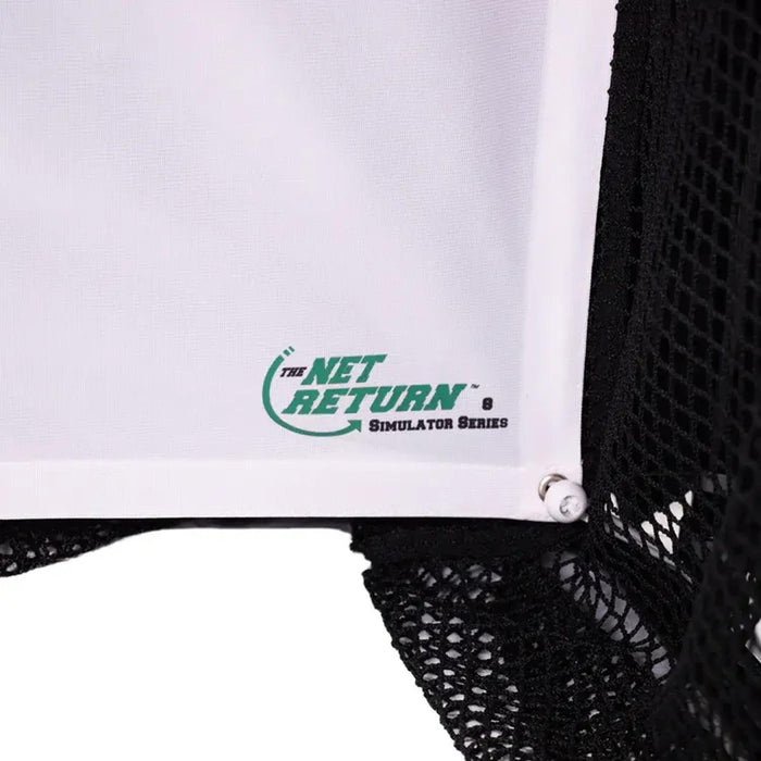 The Net Return Simulator Bay 10 Premium Indoor Golf Experience with High Impact Netting