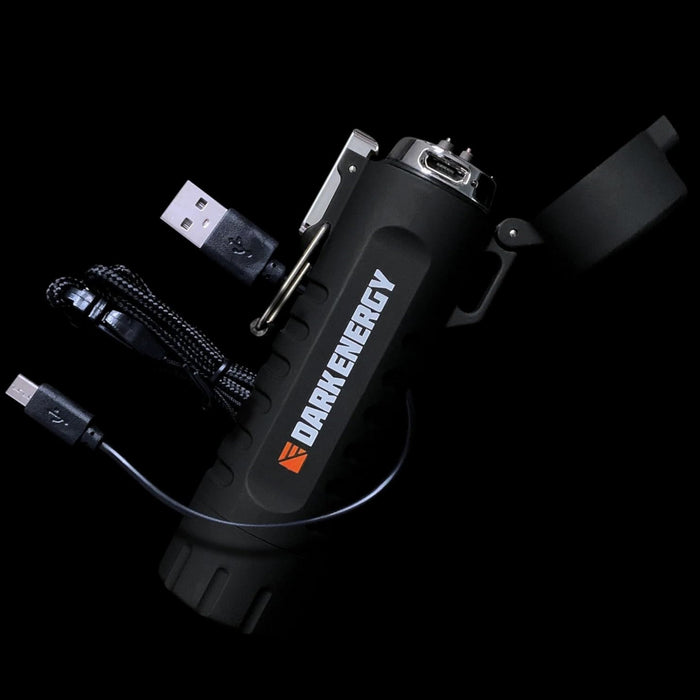 Plasma Lighter with Dual Arch Plasma Emitter | Built-in Flashlight & Waterproof