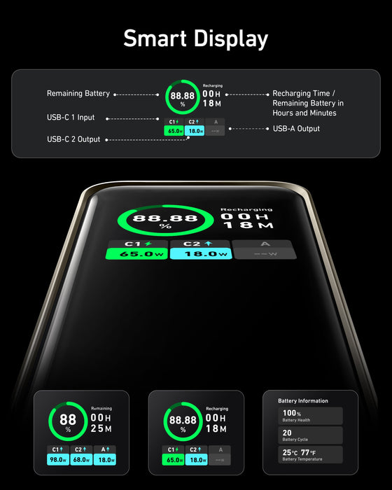 Anker Prime Power Bank (20K, 200W)