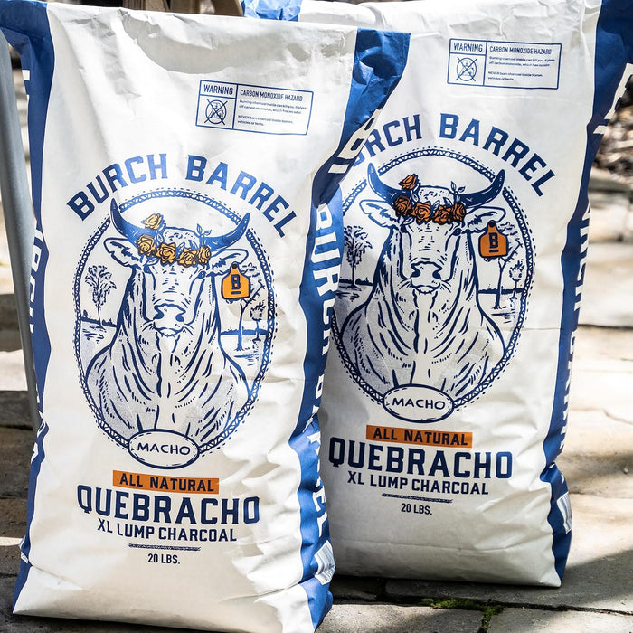 Macho Quebracho XL Lump Charcoal | Great for Grilling and BBQ | Superior Heating