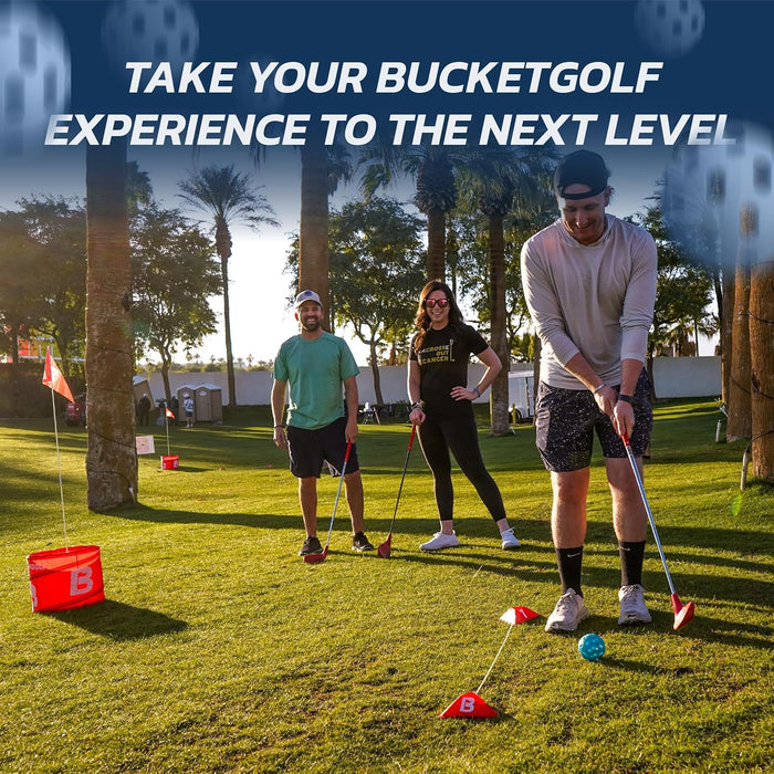 BUCKETGOLF Golf Club - Backyard Outdoor Golf Club with Oversize Club Head for All Ages