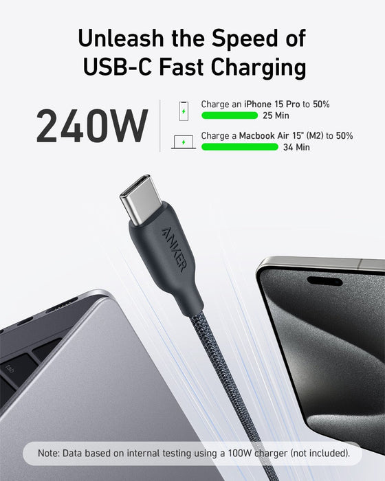 Anker 543 USB-C to USB-C Cable (Bio-Braided)
