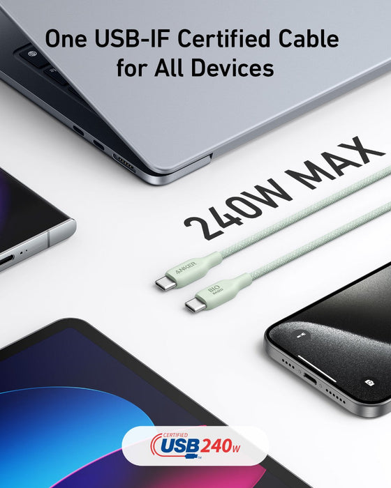 Anker 543 USB-C to USB-C Cable (Bio-Braided)