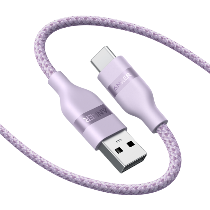 Anker USB-A to USB-C Cable (3 ft / 6 ft, Upcycled-Braided)