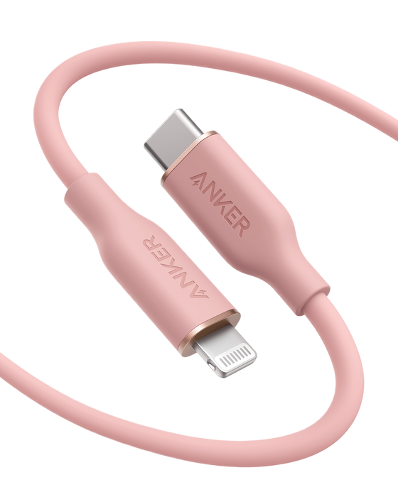 Anker 641 USB-C to Lightning Cable (Flow, 3 ft Silicone)